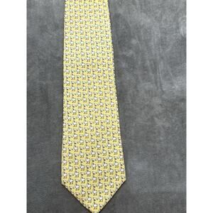 Ducks Yellow Pure Silk Neck‎ Tie - Aflac Vintage USA Insurance